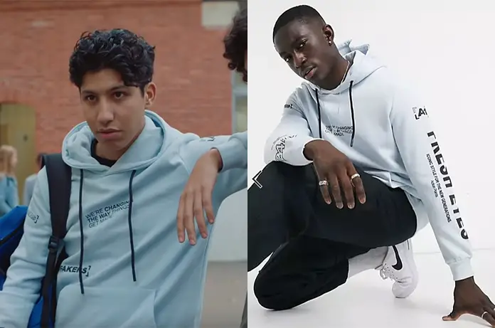 SKAM FRANCE : le sweat bleu pâle de Redouane dans l’épisode 8×03