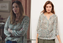 ICI TOUT COMMENCE : la blouse imprimée de Rose dans l’épisode 151