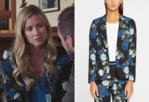 DEMAIN NOUS APPARTIENT : le blazer fleuri de Virginie dans l’épisode 917