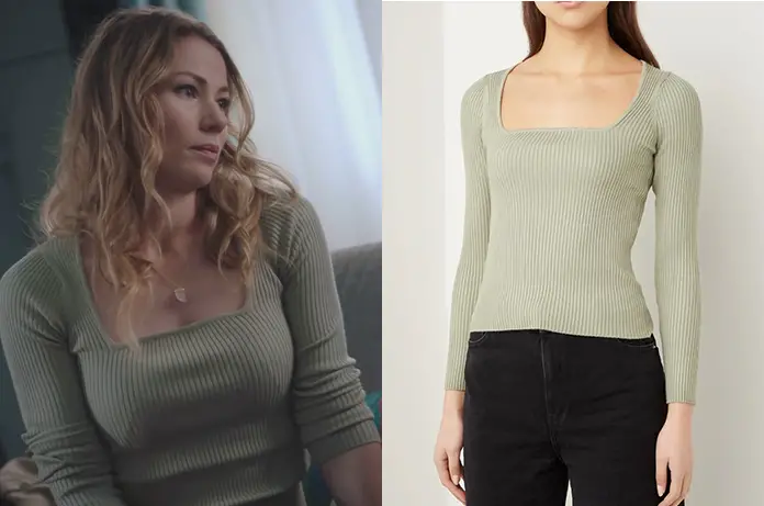 DEMAIN NOUS APPARTIENT : le pull kaki d’Anna dans l’épisode 942