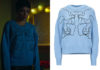 ELITE : Ari’s blue sweater in S4E07