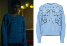 ELITE : Ari’s blue sweater in S4E07