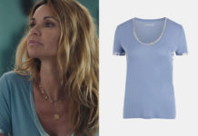 DEMAIN NOUS APPARTIENT : le t-shirt bleu ciel de Chloé dans l’épisode 954
