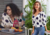 ICI TOUT COMMENCE : la blouse à pois de Ludivine dans l’épisode 168