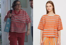 DEMAIN NOUS APPARTIENT : le t-shirt rayé de Mona dans l’épisode 948