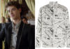ELITE : Patrick’s newspaper print shirt in S4E02