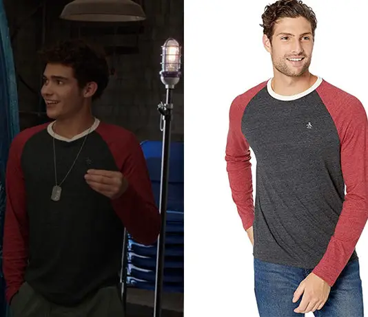 HIGH SCHOOL MUSICAL : THE MUSICAL : THE SERIES : Ricky’s raglan baseball tee in Season 2 Episode 6