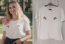 ICI TOUT COMMENCE : le t-shirt avec des roses de Salomé vu dans le générique