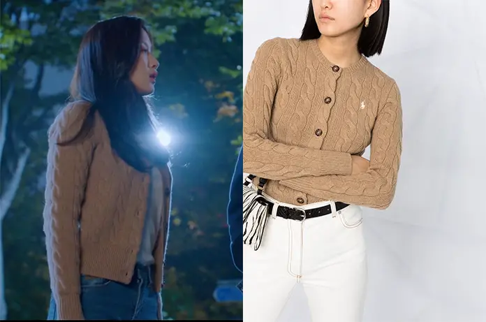 TRUE BEAUTY : Im Ju-Gyeong’s cable knit cardigan in S1E05