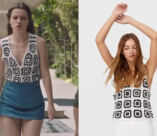 ICI TOUT COMMENCE : le gilet en crochet d’Anaïs dans l’épisode 188