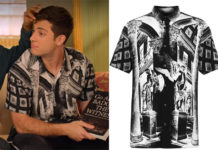 NEVER HAVE I EVER : Ben’s Museum print shirt in S2E08