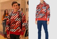 NEVER HAVE I EVER : Ben’s graphic hoodie in S2E02