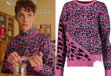 NEVER HAVE I EVER : Jonah’s leopard sweater in S2E06