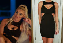 TOO HOT TO HANDLE : Larissa’s black dress in S2E03