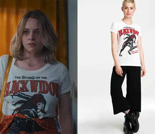 BIOHACKERS : Mia’s Black Widow t-shirt in S2E01