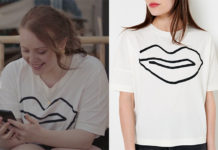 DEMAIN NOUS APPARTIENT : le t-shirt bouche d’Océane dans l’épisode 963