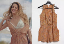 DEMAIN NOUS APPARTIENT : le combishort à fleurs de Victoire dans l’épisode 969