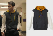 LOVE VICTOR : Victor’s colorblock hoodie in S2E05