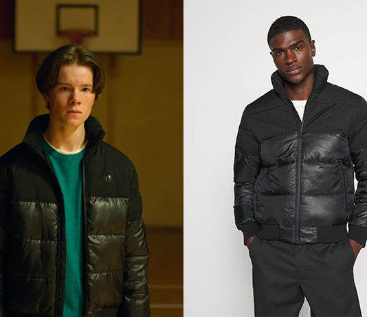 YOUNG ROYALS : Wilhelm’s black puffer jacket in S1E06