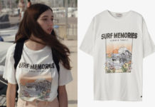 UN SI GRAND SOLEIL : le t-shirt « surf memories » de Camille dans l’épisode 710