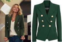 DEMAIN NOUS APPARTIENT : un blazer vert comme Chloé