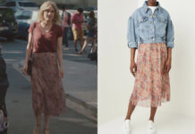 ICI TOUT COMMENCE : la jupe rouge de Constance dans l’épisode 213