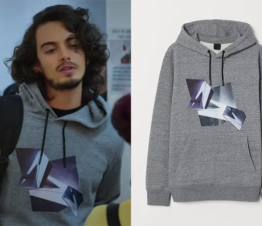 CONTROL Z : Ernesto’s gray sweatshirt in S2E04