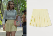 CONTROL Z : Natalia’s yellow pleated skirt in S2E01