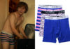 THE WHITE LOTUS : Quinn’s striped boxer briefs in S1E03