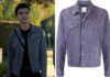 Love, Victor : Rahim’s lilac suede jacket in S2E09