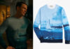 THE WHITE LOTUS : Shane’s blue sweater in S1E05