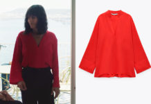 DEMAIN NOUS APPARTIENT : la blouse corail de Flore dans l’épisode 1015