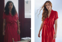 DEMAIN NOUS APPARTIENT : la robe rouge d’Irène dans l’épisode 1011