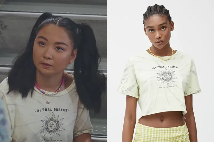 PLUS BELLE LA VIE : le t-shirt soleil d’Iris dans l’épisode 4375