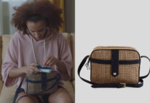 DEMAIN NOUS APPARTIENT le sac bicolore de Jahia dans l’épisode 2017