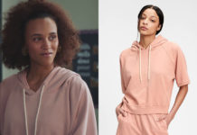 DEMAIN NOUS APPARTIENT : le sweat rose de Jahia dans l’épisode 1012