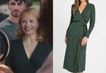 DEMAIN NOUS APPARTIENT : la robe verte de Lætitia dans l’épisode 1012