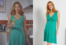 PLUS BELLE LA VIE : la robe verte de Léa dans l’épisode 4377