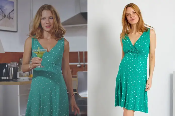 PLUS BELLE LA VIE : la robe verte de Léa dans l’épisode 4377