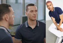 INFLUENCES : le polo bleu marine de Max et Quentin