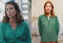 DEMAIN NOUS APPARTIENT : la blouse verte de Raphaëlle dans l’épisode 1010