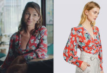 DEMAIN NOUS APPARTIENT le chemisier fleuri de Raphaëlle dans l’épisode 2018