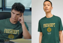 INFLUENCES : le t-shirt vert de Romain dans l’épisode 1
