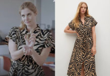 INFLUENCES : la robe imprimé zèbre d’Alex dans l’épisode 11