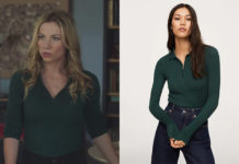 DEMAIN NOUS APPARTIENT : le pull vert d’Anna dans l’épisode 1045