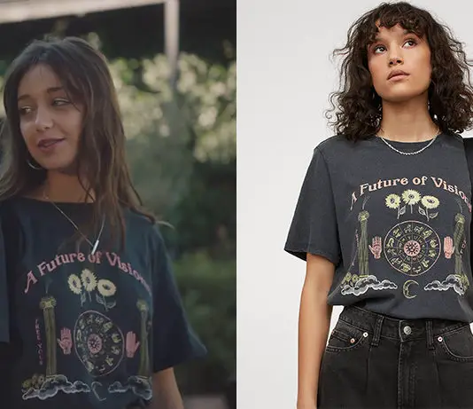 ICI TOUT COMMENCE : le t-shirt « Future of visions » de Jasmine dans l’épisode 244