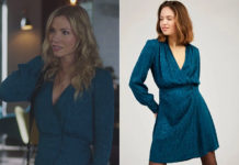 DEMAIN NOUS APPARTIENT : la robe bleu canard de Maud dans l’épisode 1036