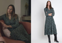 ICI TOUT COMMENCE : la robe noire avec imprimé de Rose dans l’épisode 248