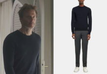 DEMAIN APPARTIENT : le pull bleu marine de Samuel dans l’épisode1045