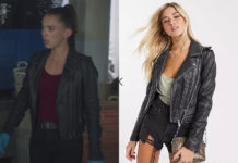 DEMAIN NOUS APPARTIENT : le blouson en cuir de Sara dans l’épisode 1040